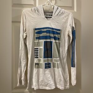 Her Universe R2D2 long sleeve hoodie top